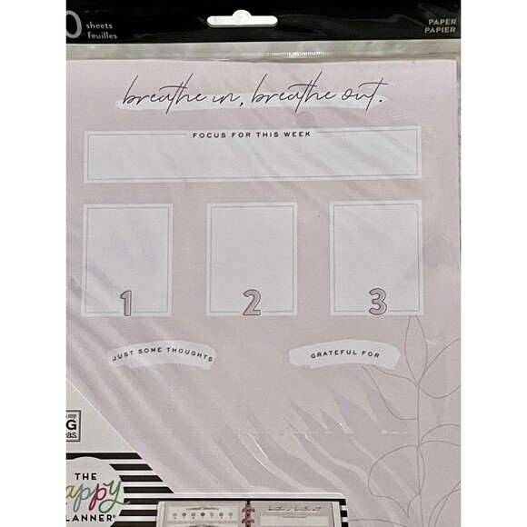 Happy Planner Classic Sized Breathe Filler Paper - Picture 3 of 7